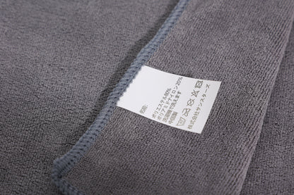 SunStarsPets ペットタオル｜犬・猫用 超吸水マイクロファイバータオル（大判140×70cm／厚手・超ソフト・グレー）体拭きに最適