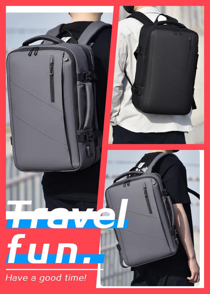 ビジネスリュック メンズ 大容量38L｜撥水・PC収納・出張・2way拡張｜Sun&Stars