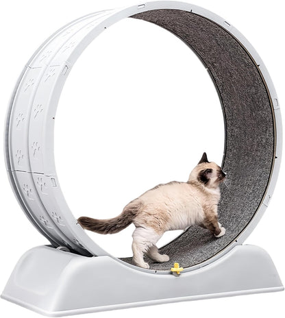 SunStarsPets キャットホイール｜猫用ランニングマシン・軽量・組み立て簡単｜運動不足解消