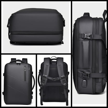 ビジネスリュック メンズ 大容量38L｜撥水・PC収納・出張・2way拡張｜Sun&Stars