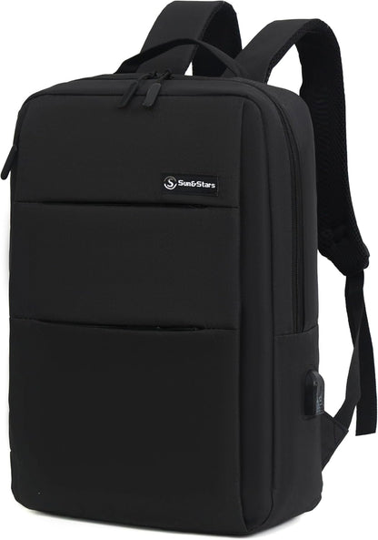 Sun&Stars カジュアルリュック｜超軽量・15.6インチPC対応・撥水・USBポート付き