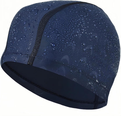 男女兼用スイムキャップ｜フリーサイズ・ゆったり設計・防水＆速乾｜長髪対応 水泳キャップ（大人・学生向け／競泳・温泉・プール・海水浴用）