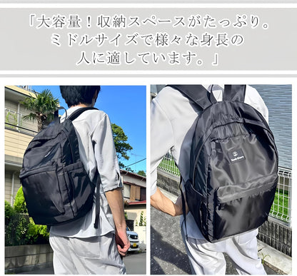 軽量リュックサック 15.6インチPC対応｜防水・大容量20L・多機能ポケット・通勤通学・男女兼用｜Sun&Stars