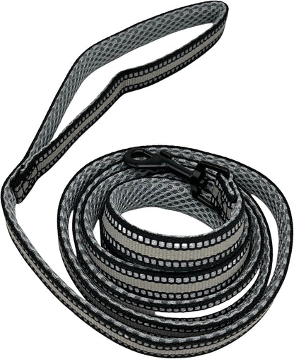 SunStarsPets 犬用ロングリード｜反射素材・調整可・150cm（オレンジ）小型〜大型犬対応