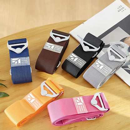 スーツケースベルト 金属バックル付き 高弾性 固定バンド Mサイズ 調節可能 目印・飛び出し防止 旅行便利グッズ